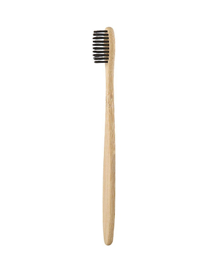 Charcoal Bristles Handmade Toothbrush With Bamboo Handle - Image 2