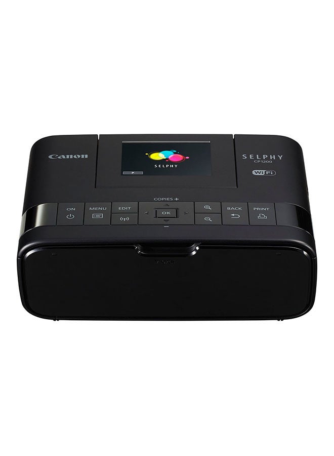 كانون طابعة صور صغيرة لاسلكية سيلفي CP1200 أسود - Image 1