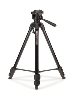 BENRO Digital Aluminum Tripod With 3-Way Pan/Tilt Head Black  - Image 1