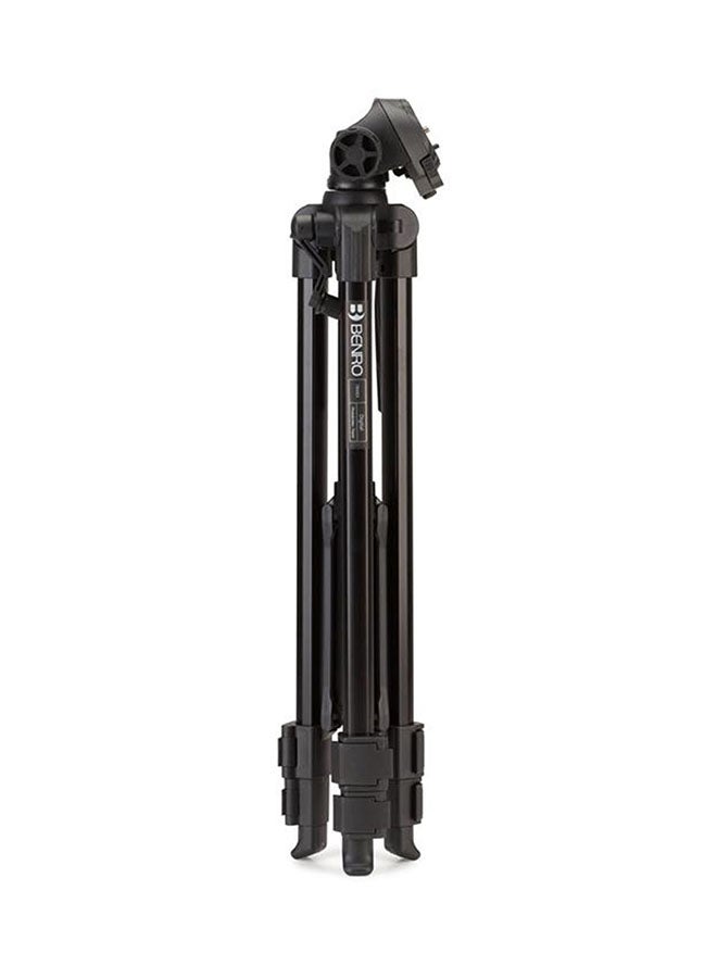 BENRO Digital Aluminum Tripod With 3-Way Pan/Tilt Head Black  - Image 2