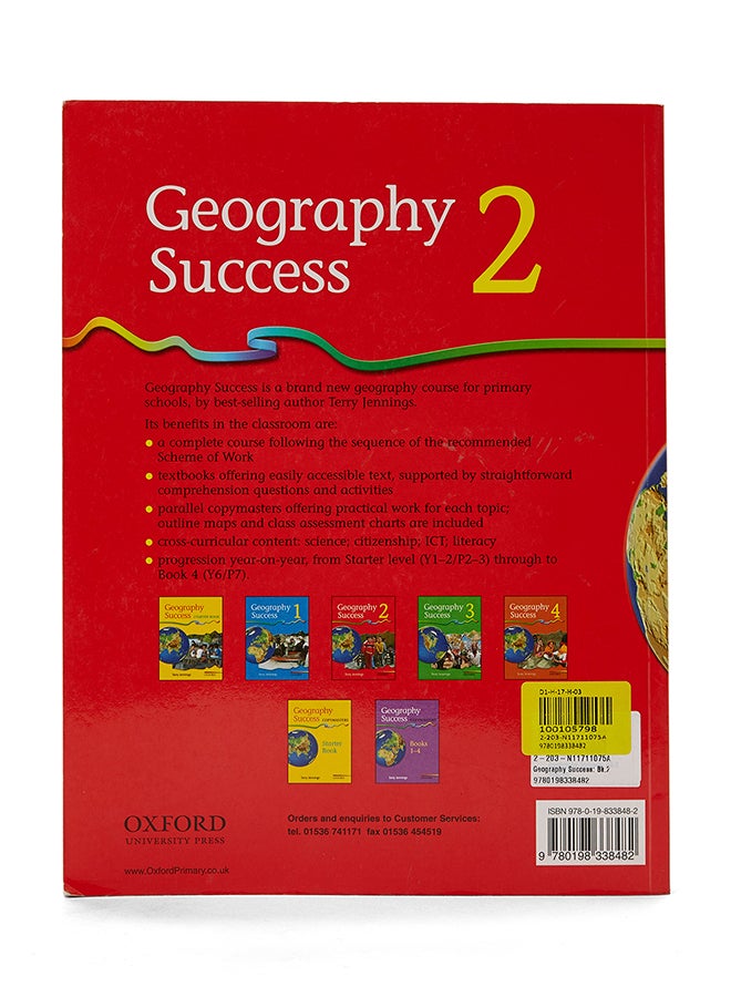 Geography Success: Book 2 Paperback English by Terry Jennings - 37280