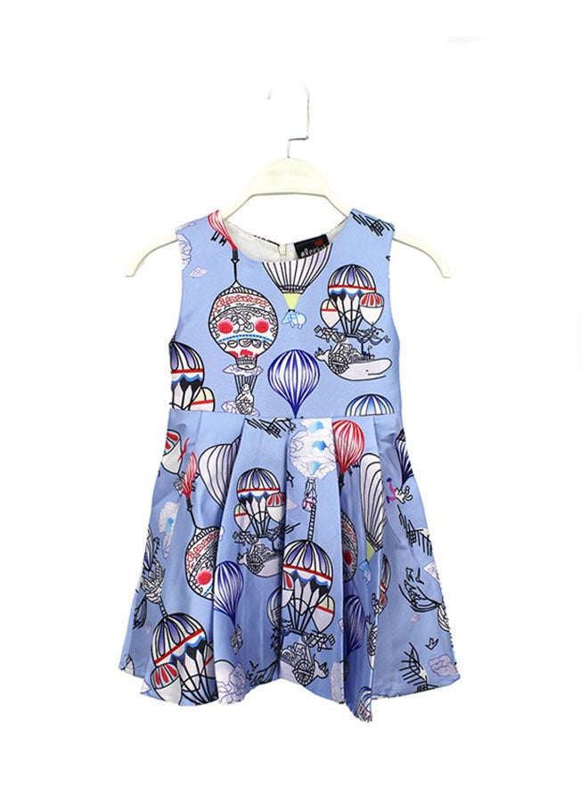 Aleekia - Sophia Printed Dress Purple - Image 1