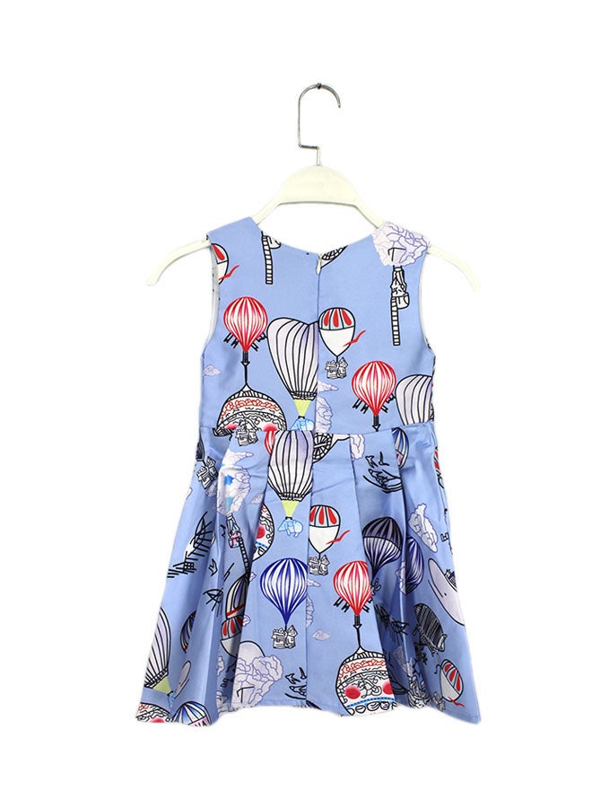 Aleekia - Sophia Printed Dress Purple - Image 1