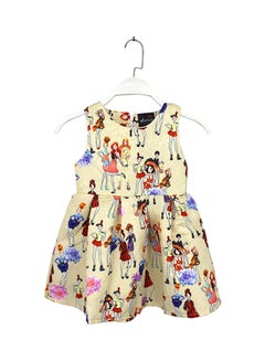 Hadley Printed Dress Yellow