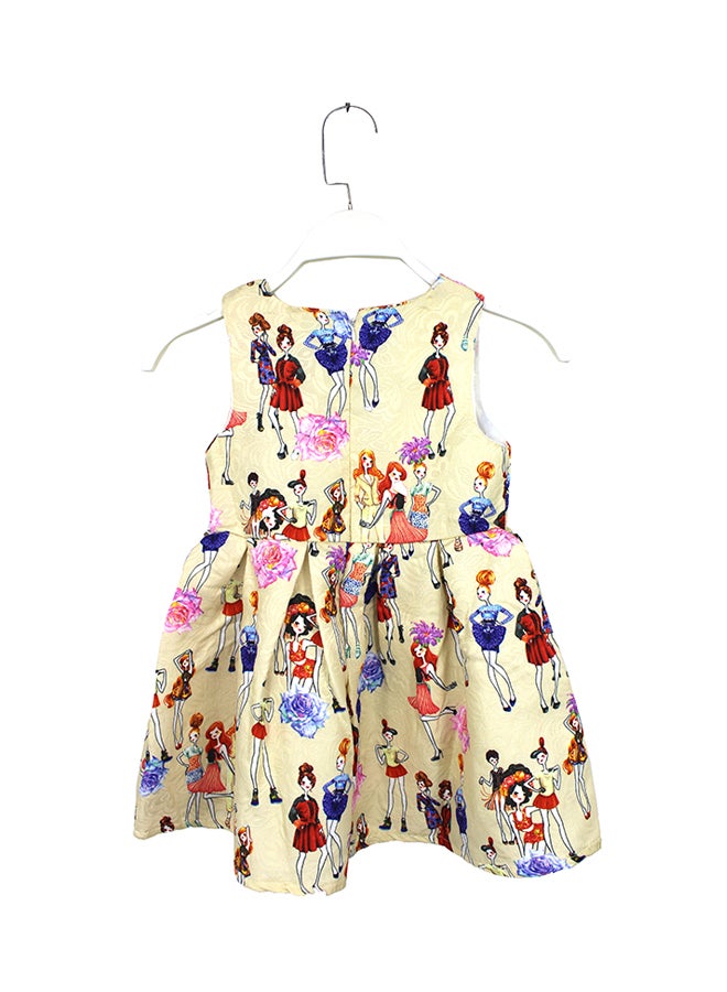 Aleekia - Hadley Printed Dress Yellow - Image 1