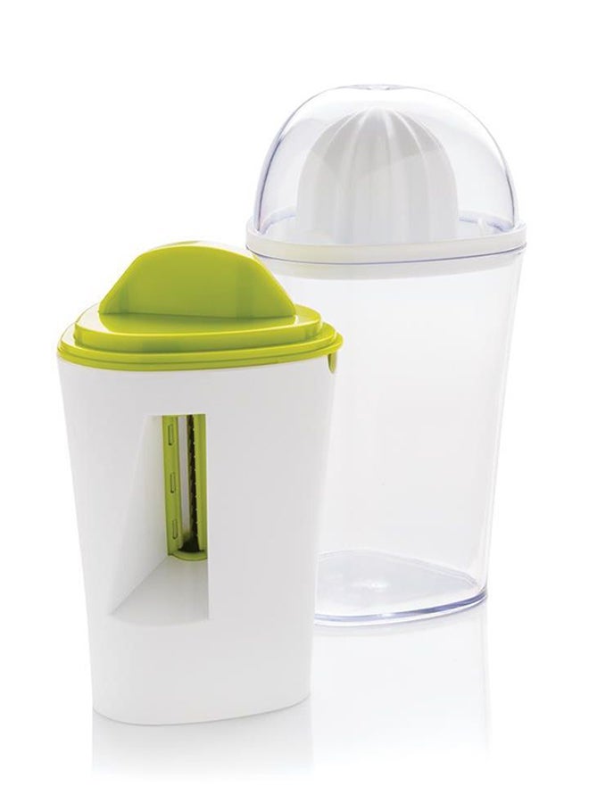 4-In-1 Multipurpose Vegetables Spiral Slicer With Juicer NJ BS-02 Multicolour - Image 1