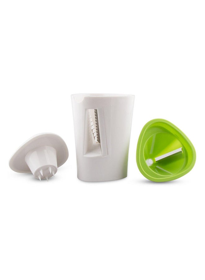 4-In-1 Multipurpose Vegetables Spiral Slicer With Juicer NJ BS-02 Multicolour - Image 3