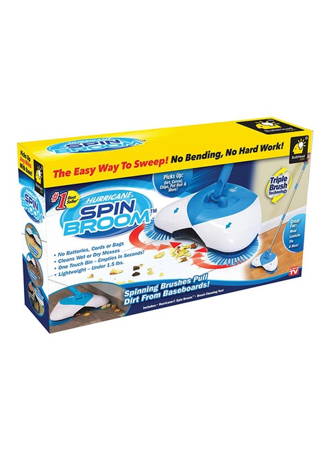 Cordless Spin Broom Ms-4014 Blue/White