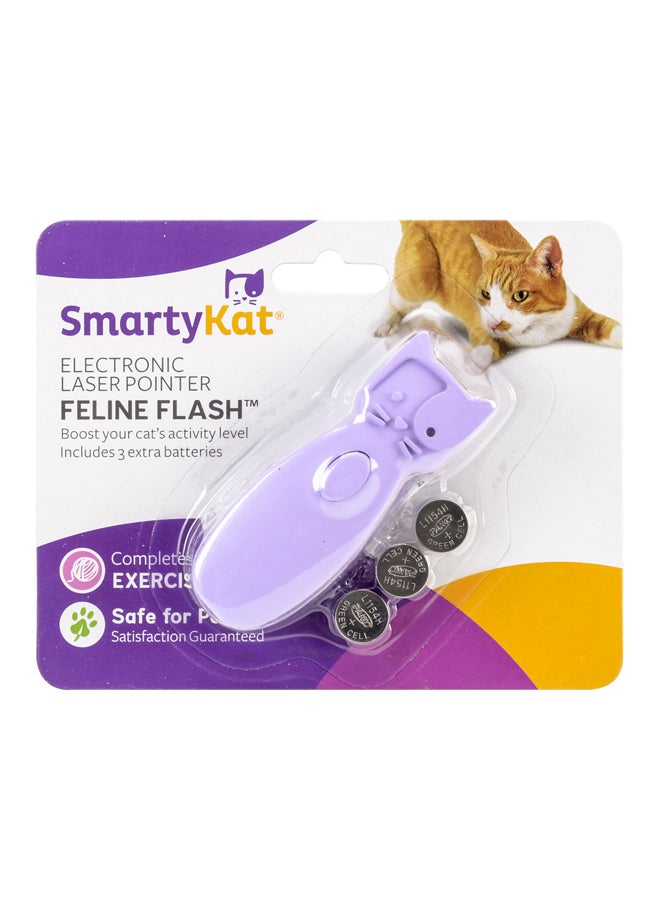 SmartyKat Feline Flash Electronic Laser Pointer Purple  - Image 2