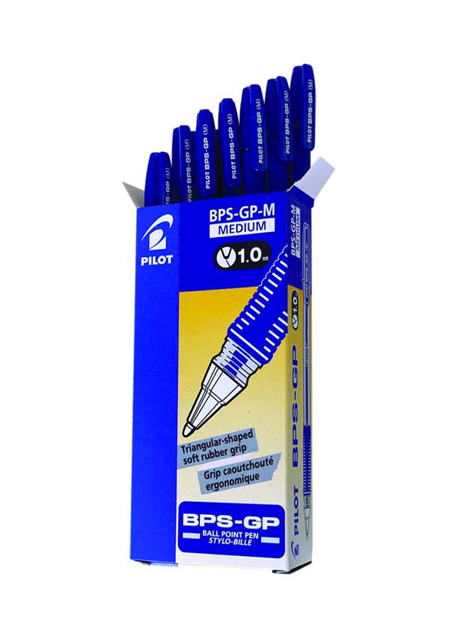 بايلوت قلم حبر جاف كروي الرأس BPSGP 12 قطعة أزرق - Image 2