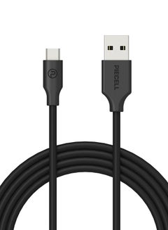 PIECELL Micro USB Round Charging Cable Black KSA | Riyadh, Jeddah