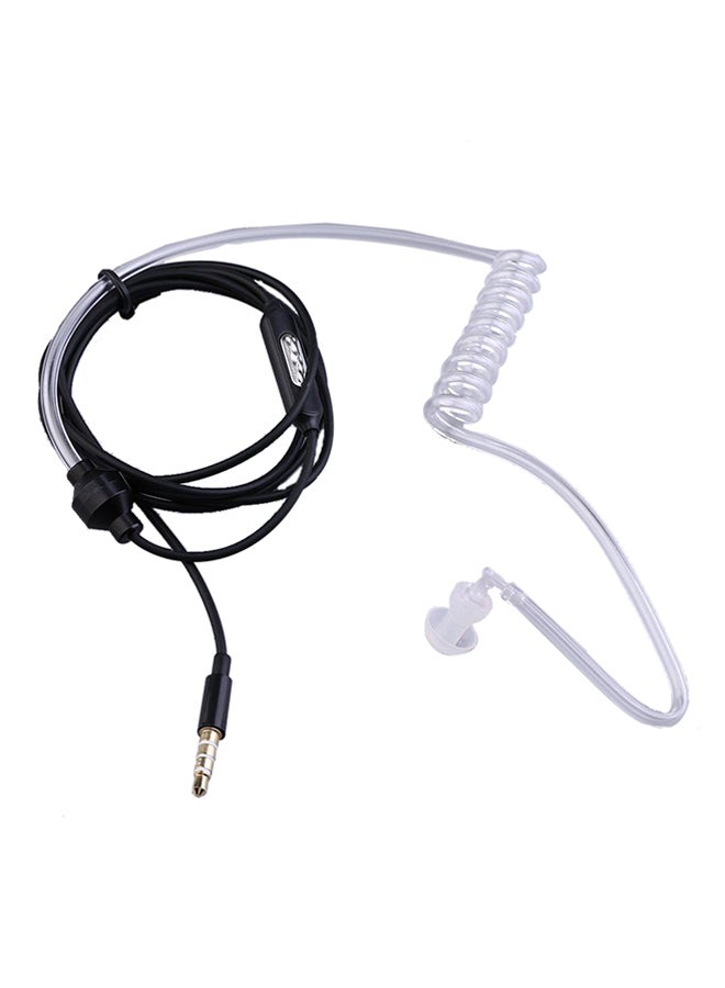 LESHP In-Ear Anti Radiation Wired Earphone With Air Pipe Black/White - Image 1