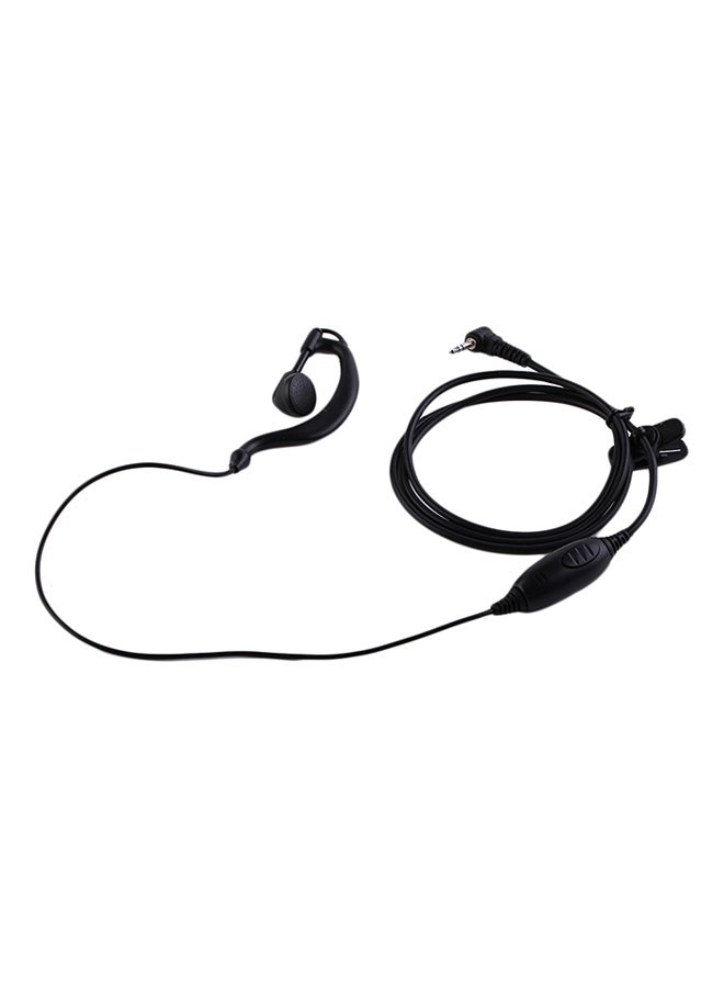 LESHP In-Ear Wired Ear Hook Earphone For Motorola Talkabout Black - Image 3