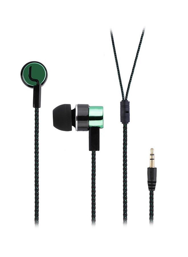 LESHP In-Ear Noise Isolating Stereo Headset Green - Image 1