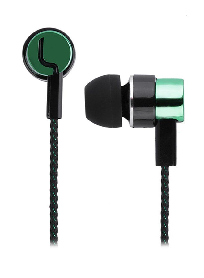 LESHP In-Ear Noise Isolating Stereo Headset Green - Image 3