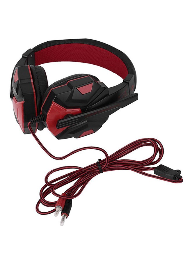 LESHP On-Ear Wired Surround Stereo Gaming Headset With Mic For PS4/PS5/XOne/XSeries/NSwitch/PC - Image 1