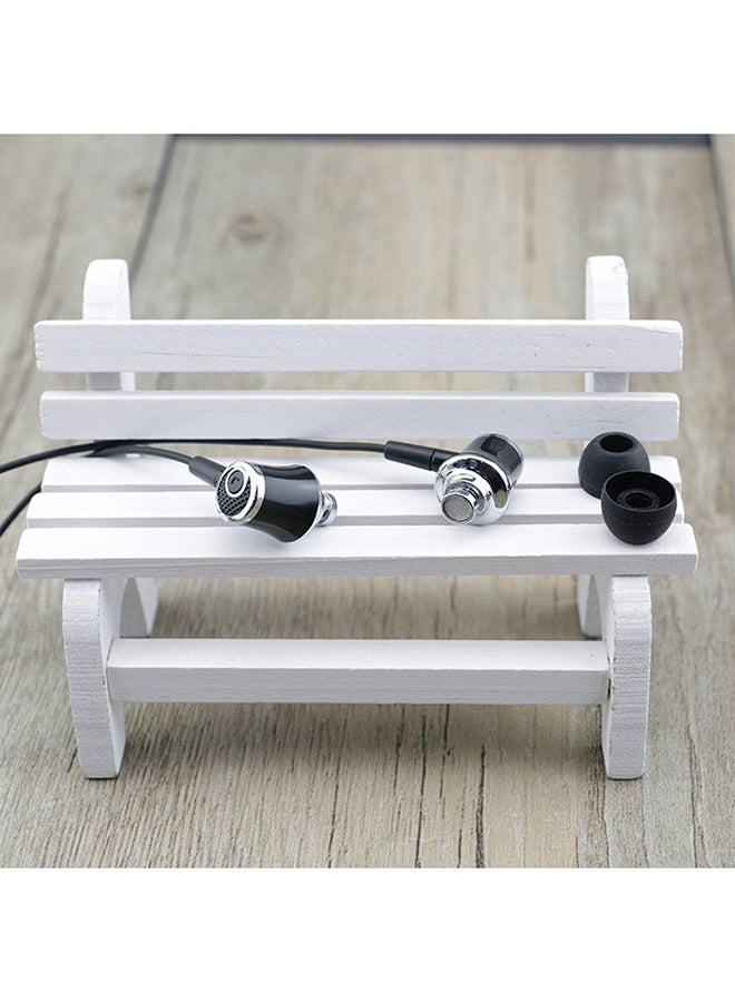 LESHP Wired Stereo In-Ear Earphones Black - Image 3