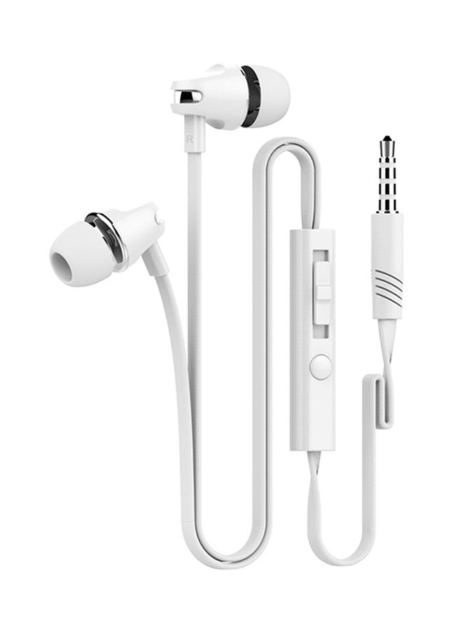 LESHP Wired In-Ear Earphones White - Image 1