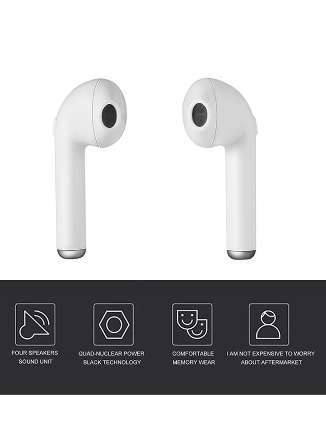LESHP Bluetooth In-Ear Earphones White  - Image 2