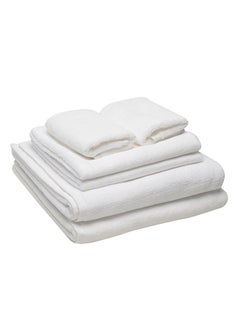 6-Piece Premium Bath Towel Set White - v1518514745/N13350708A_1