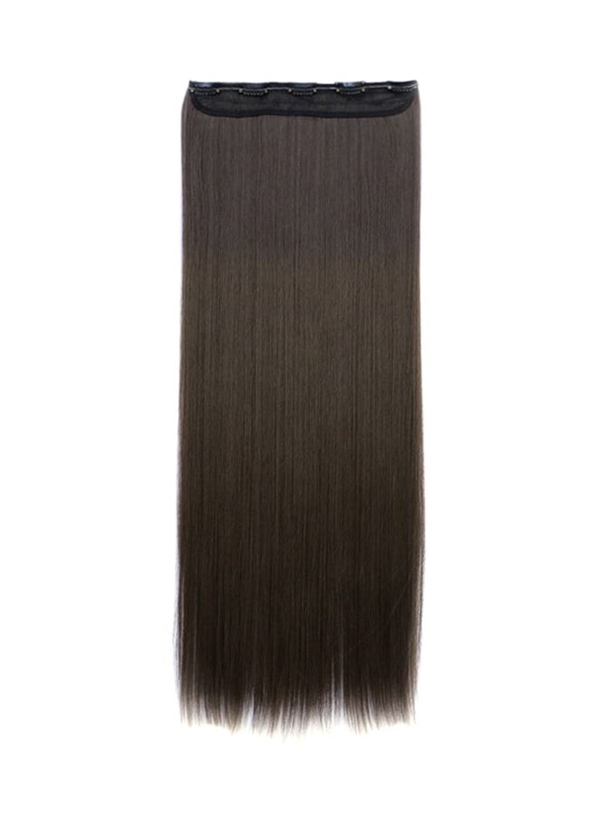 Generic Long Straight Hair Extension Dark Brown - Image 2