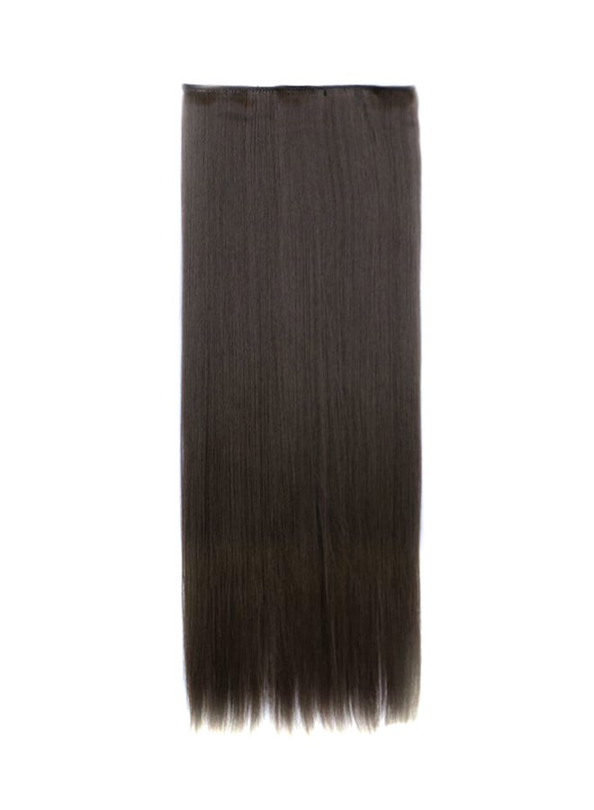 Generic Long Straight Hair Extension Dark Brown - Image 1