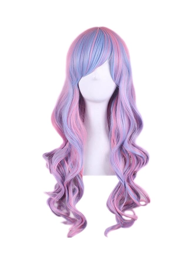Fluffy Gradient Animation Naive Long Scroll Wig Multicolour 70-75cm