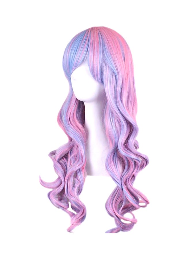 Fluffy Gradient Animation Naive Long Scroll Wig Multicolour 70-75cm