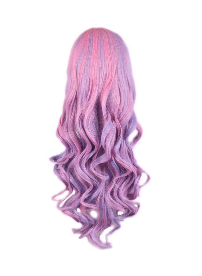 Fluffy Gradient Animation Naive Long Scroll Wig Multicolour 70-75cm