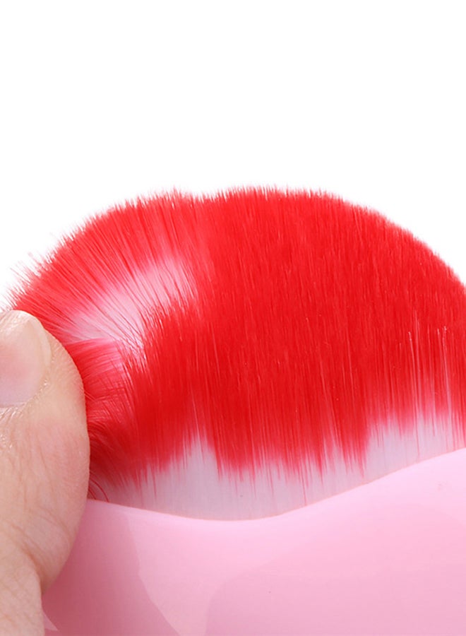 Professional Makeup Brush Pink/White/Red - Image 2