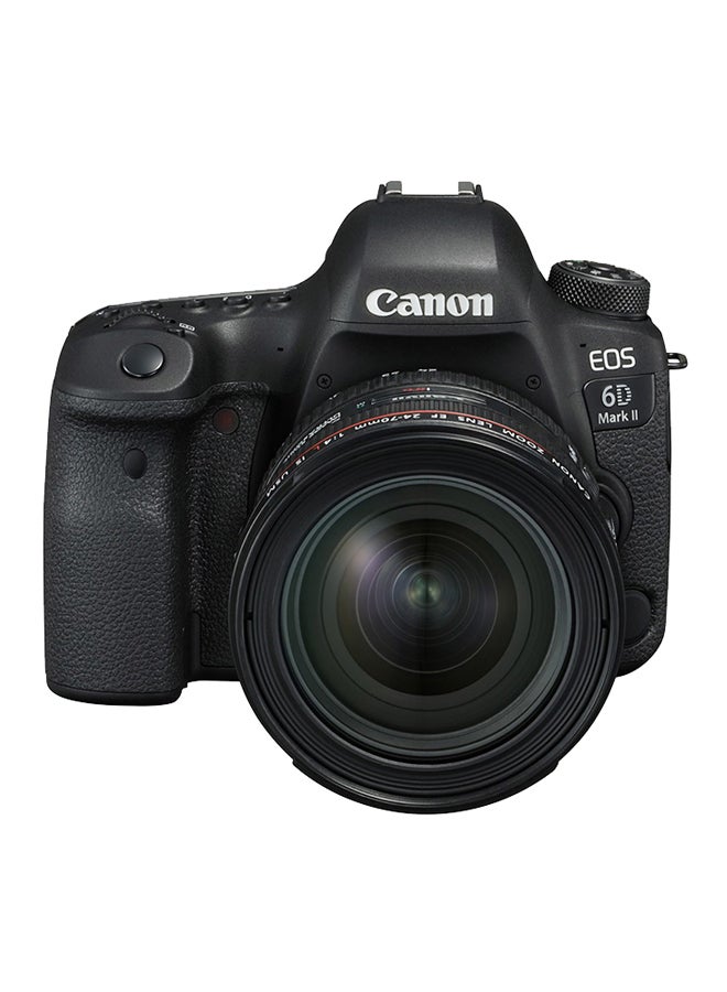 Canon - EOS 6D Mark II DSLR Camera With EF 24-70mm f/4L IS USM Lens Kit - Image 1
