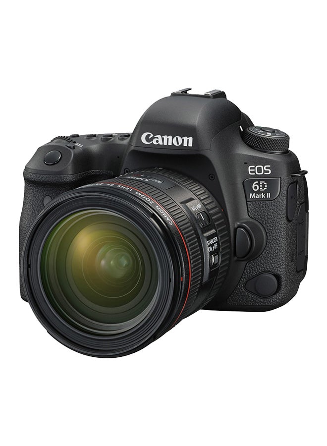 Canon - EOS 6D Mark II DSLR Camera With EF 24-70mm f/4L IS USM Lens Kit - Image 1