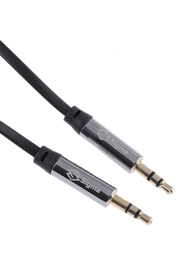 سيغما كابل صوت إيه يو إكس أسود - Image 2