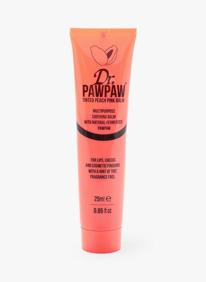 Dr.PAWPAW Tinted Peach Pink Multipurpose Soothing Balm Clear 