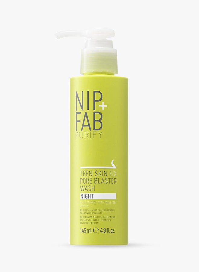 NIP+FAB Teen Skin Pore Blaster Night Wash 145ml