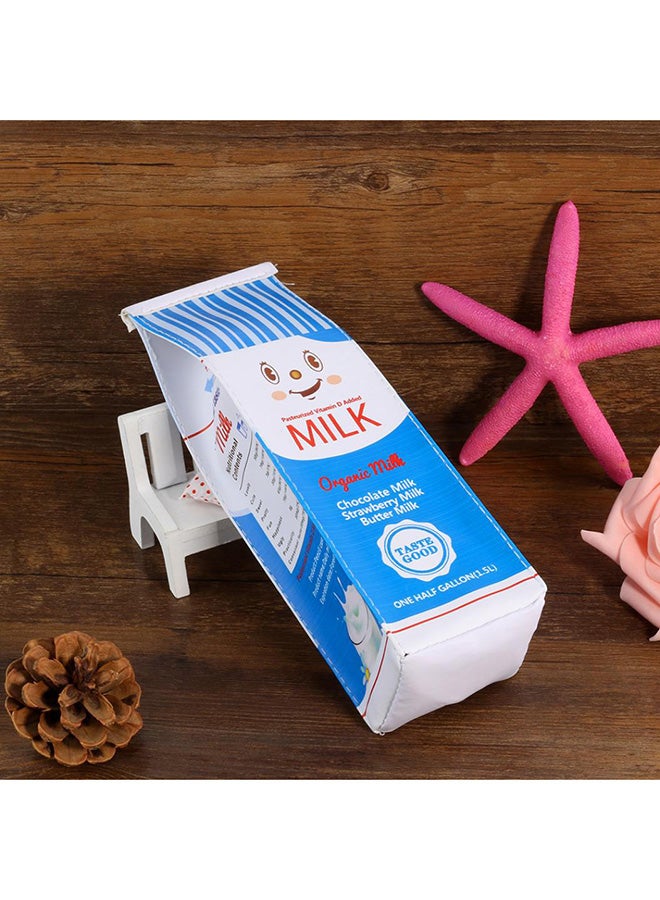 Bluelans Milk Container Shape Pencil Case Blue/White - Image 3