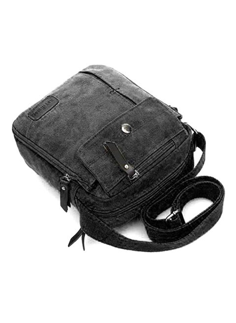 Multifunctional Messenger Bag Black