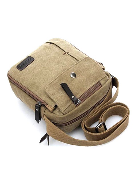 Multifunctional Messenger Bag Beige