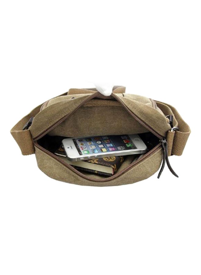 Bluelans - Multifunctional Messenger Bag Beige - Image 1