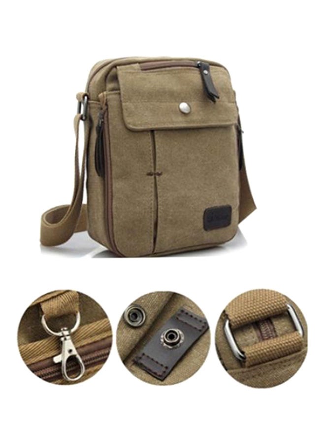 Bluelans - Multifunctional Messenger Bag Beige - Image 1