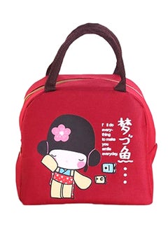 Bluelans Thermal Insulated Lunch Bag Red 