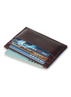 Bluelans Slim Credit Card Holder Case Brown  - Image 3