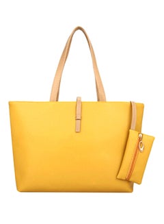 Big Buckle Shoulder Bag Yellow
