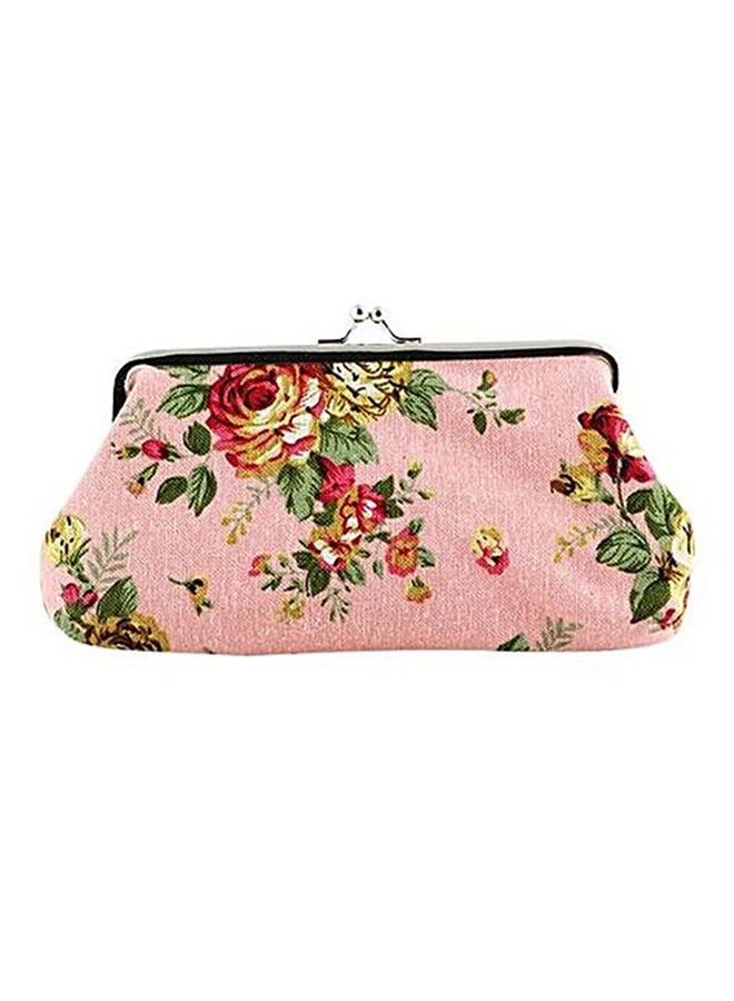 Bluelans Flower Pattern Money Purse Multicolour 
