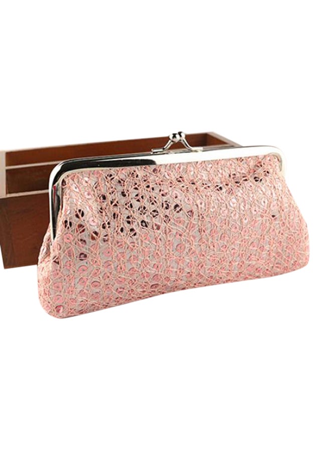 Bluelans Sequins Evening Party Clutch Beige 