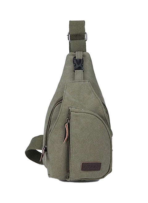 Canvas Messenger Bag Army Green