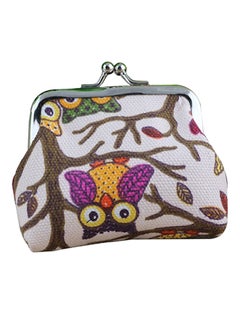 Bluelans Owl Printed Coin Purse Pink 
