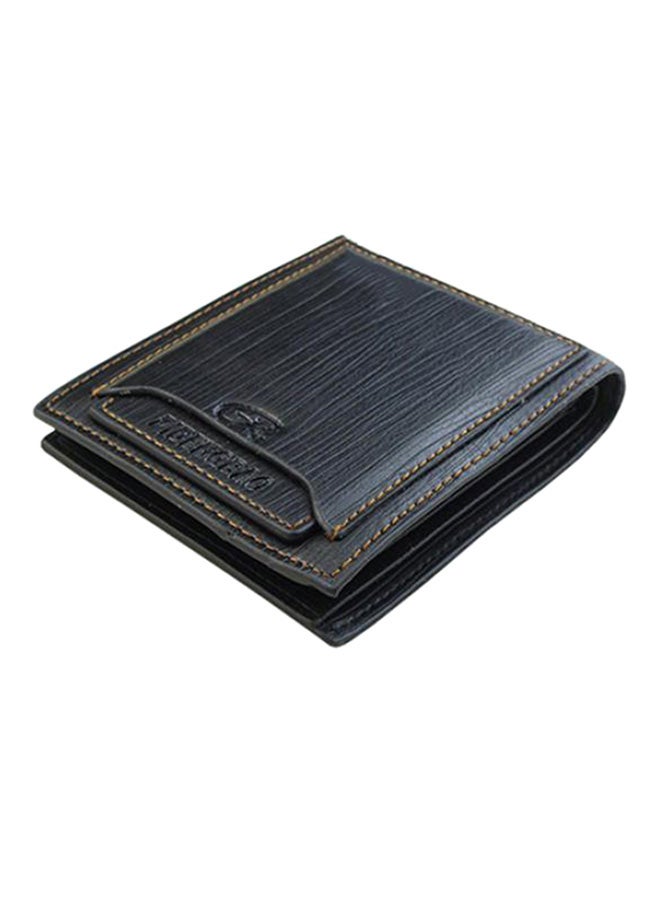 Bluelans Classic Slim Bi-Fold Wallet Black 