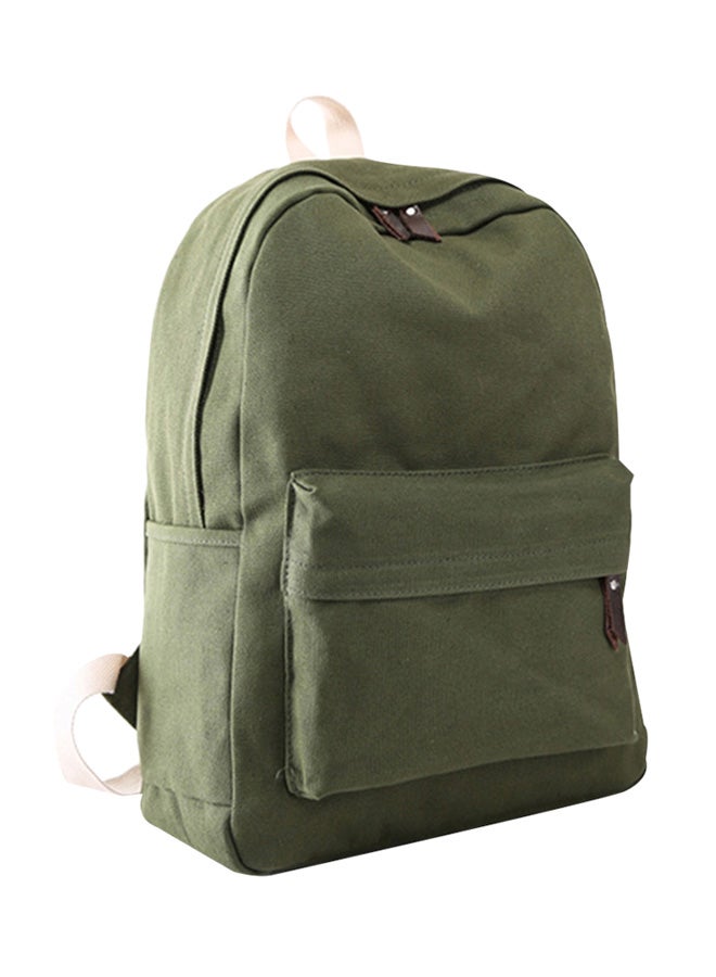 Canvas Backpack Army Green