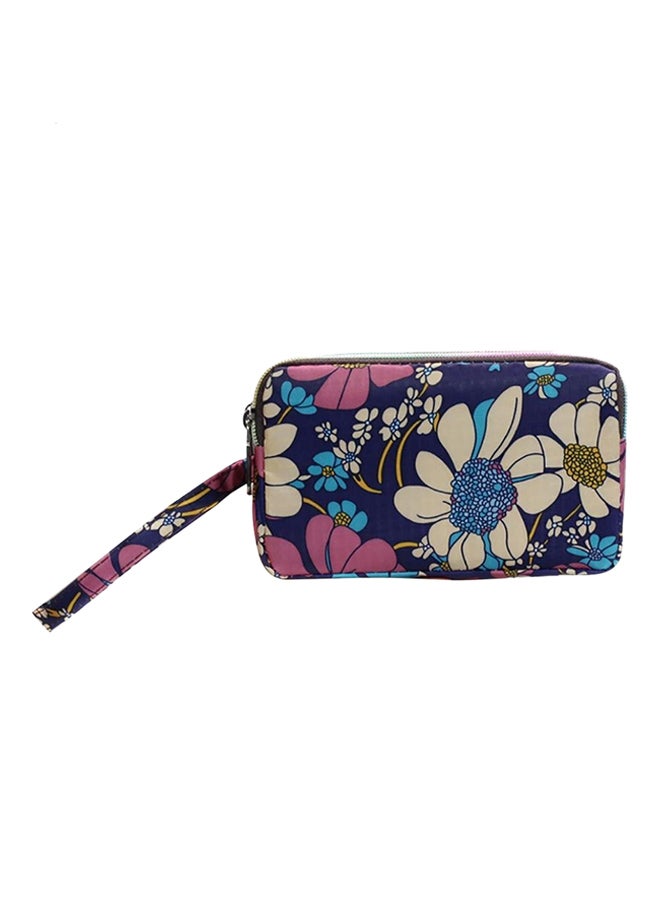 Bluelans Floral Print Zipper Wristlet Multicolour  - Image 1
